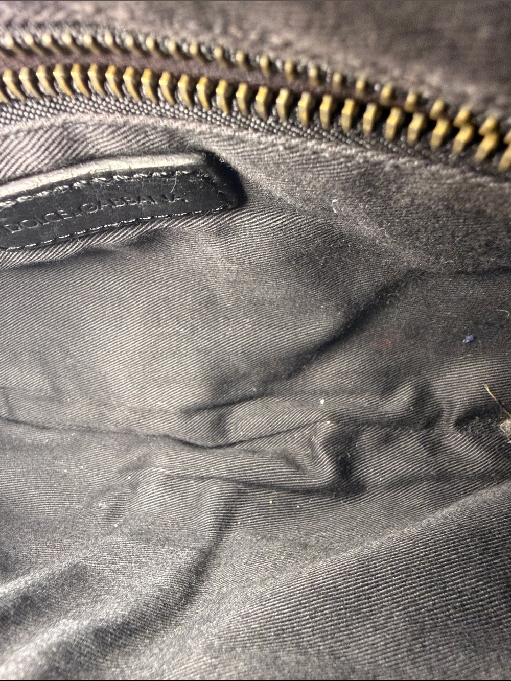 Dolce & Gabbana Black Leather Waist Bag / Belt Bag - Picture 8 of 12